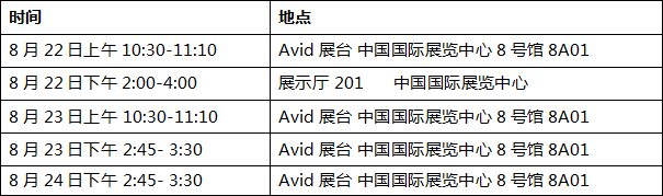 本次Avid參展BIRTV2012，基于資產(chǎn)的工作流程
